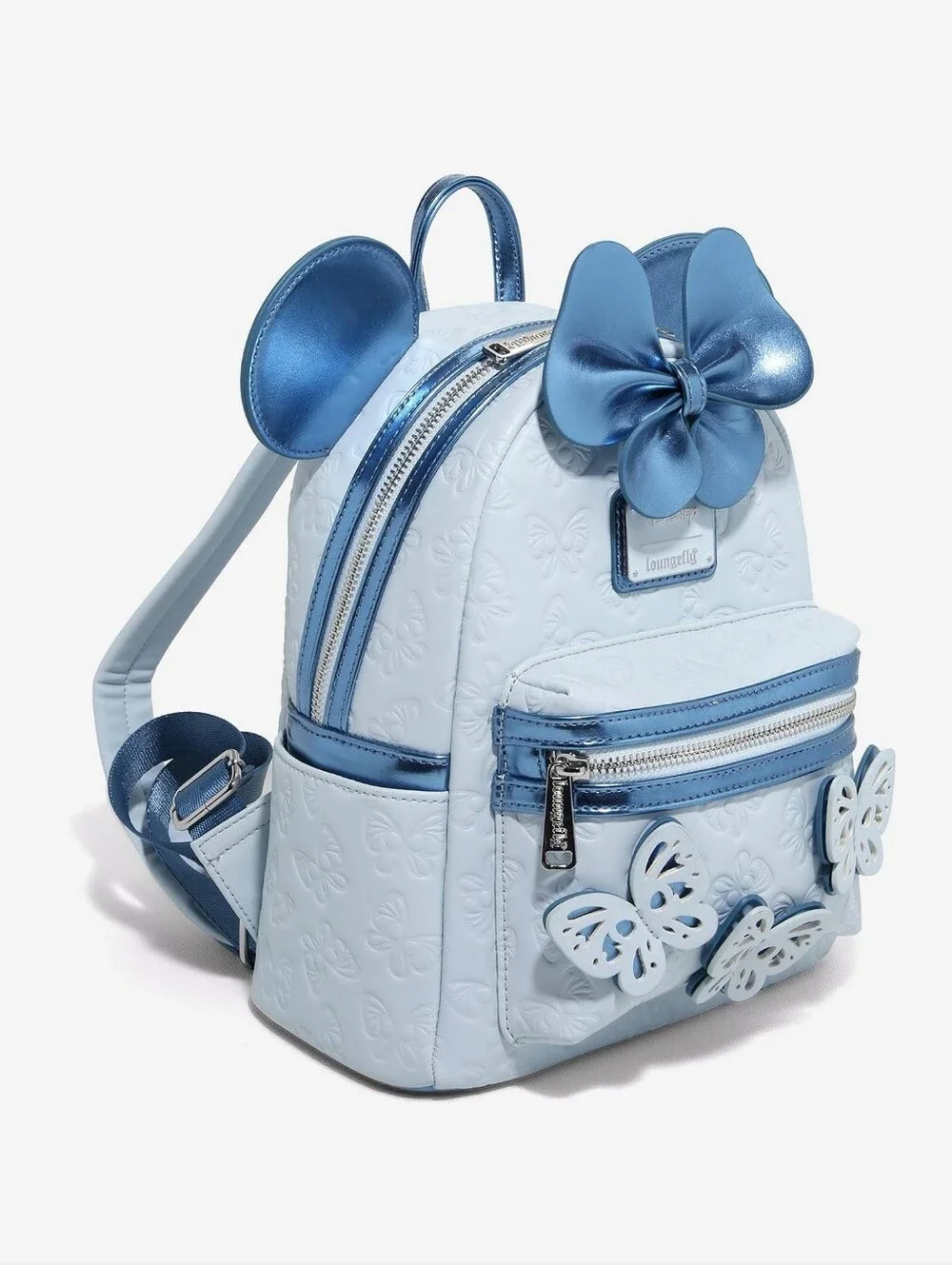 Loungefly Disney Minnie Mouse Blue Butterfly Mini Backpack